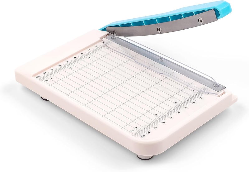 BAOFALI 6 Inch Guillotine Paper Trimmer with Grid Inches and Centimeters Cut Length Guillotine Cutter for Paper Crafts Photos Cardstock, Cardboard, Vinyl, Crafts,Scrapbooking Office - Image 1